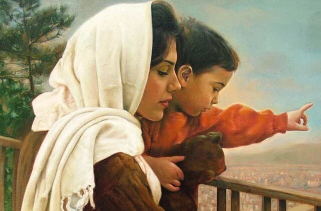 تاثیر مهر مادر روی تصاویر