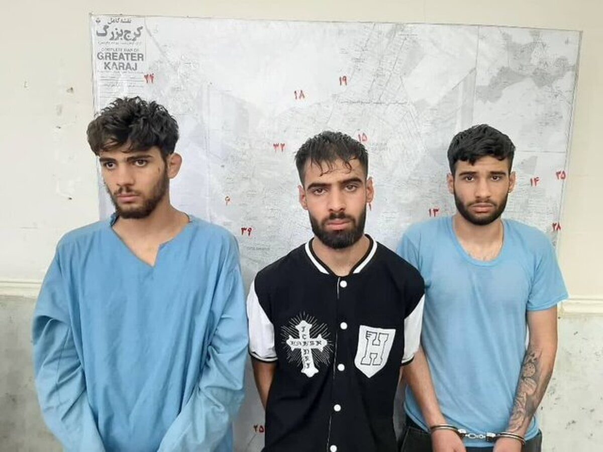 انتشار تصاویر سه متهم سرقت مقرون به آزار در کرج با دستور قضایی