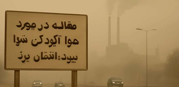 مقاله در مورد آلودگی هوا میبد، استان یزد